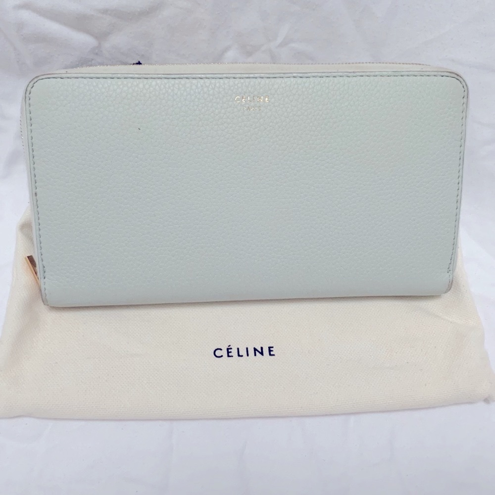 Celine large long grained calfskin wallet - Picture 2 of 11